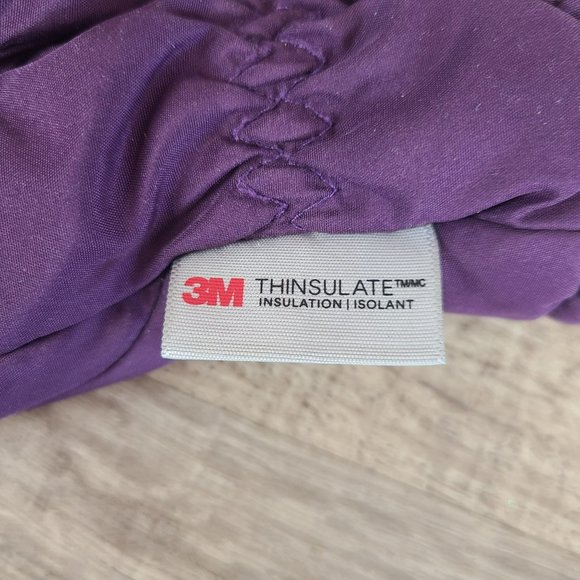 3M Thinsulate Insulated Youth Sz 7-16 Winter Gloves Purple - Picture 4 of 5